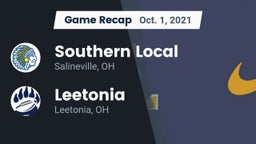 Recap: Southern Local  vs. Leetonia  2021