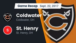 Recap: Coldwater  vs. St. Henry  2017