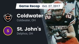 Recap: Coldwater  vs. St. John's  2017