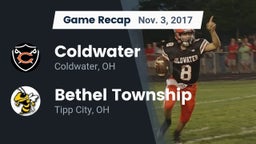 Recap: Coldwater  vs. Bethel Township  2017