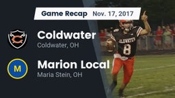 Recap: Coldwater  vs. Marion Local  2017