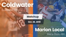 Matchup: Coldwater vs. Marion Local  2018