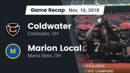 Recap: Coldwater  vs. Marion Local  2018