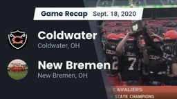 Recap: Coldwater  vs. New Bremen  2020