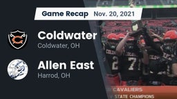 Recap: Coldwater  vs. Allen East  2021