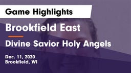 Brookfield East  vs Divine Savior Holy Angels Game Highlights - Dec. 11, 2020