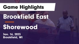 Brookfield East  vs Shorewood  Game Highlights - Jan. 16, 2023