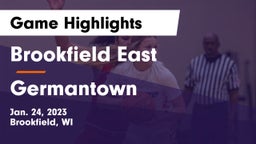 Brookfield East  vs Germantown  Game Highlights - Jan. 24, 2023