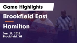 Brookfield East  vs Hamilton  Game Highlights - Jan. 27, 2023