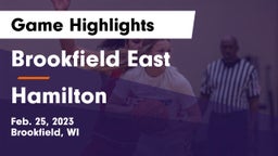 Brookfield East  vs Hamilton  Game Highlights - Feb. 25, 2023
