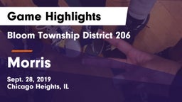 Bloom Township  District 206 vs Morris Game Highlights - Sept. 28, 2019