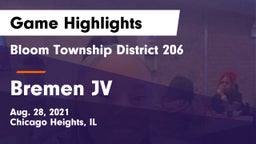 Bloom Township  District 206 vs Bremen JV Game Highlights - Aug. 28, 2021