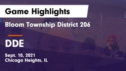 Bloom Township  District 206 vs DDE Game Highlights - Sept. 10, 2021