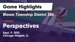 Bloom Township  District 206 vs Perspectives Game Highlights - Sept. 9, 2022