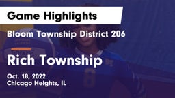 Bloom Township  District 206 vs Rich Township  Game Highlights - Oct. 18, 2022