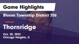 Bloom Township  District 206 vs Thornridge  Game Highlights - Oct. 20, 2022