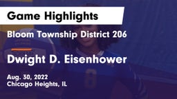 Bloom Township  District 206 vs Dwight D. Eisenhower  Game Highlights - Aug. 30, 2022