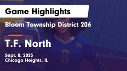Bloom Township  District 206 vs T.F. North Game Highlights - Sept. 8, 2023