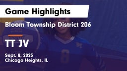 Bloom Township  District 206 vs TT JV Game Highlights - Sept. 8, 2023
