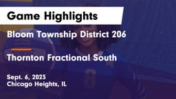Bloom Township  District 206 vs Thornton Fractional South  Game Highlights - Sept. 6, 2023