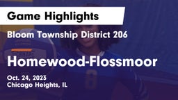 Bloom Township  District 206 vs Homewood-Flossmoor  Game Highlights - Oct. 24, 2023
