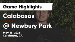 Calabasas  vs @ Newbury Park Game Highlights - May 18, 2021