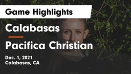 Calabasas  vs Pacifica Christian  Game Highlights - Dec. 1, 2021