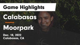 Calabasas  vs Moorpark  Game Highlights - Dec. 18, 2022