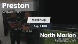 Matchup: Preston vs. North Marion  2017