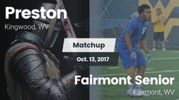 Matchup: Preston vs. Fairmont Senior 2017