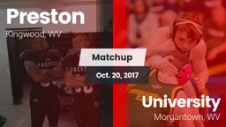 Matchup: Preston vs. University  2017