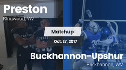 Matchup: Preston vs. Buckhannon-Upshur  2017