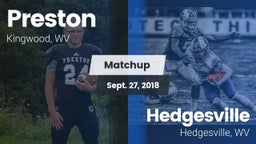 Matchup: Preston vs. Hedgesville  2018