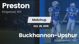 Matchup: Preston vs. Buckhannon-Upshur  2018