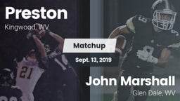 Matchup: Preston vs. John Marshall  2019