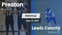 Matchup: Preston vs. Lewis County  2019