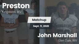 Matchup: Preston vs. John Marshall  2020