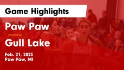 Paw Paw  vs Gull Lake  Game Highlights - Feb. 21, 2023