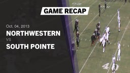 Recap: Northwestern  vs. South Pointe  2013