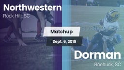 Matchup: Northwestern vs. Dorman  2019
