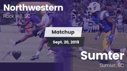 Matchup: Northwestern vs. Sumter  2019