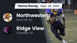 Recap: Northwestern  vs. Ridge View  2020