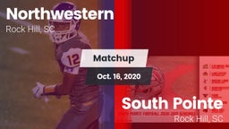 Matchup: Northwestern vs. South Pointe  2020