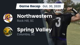 Recap: Northwestern  vs. Spring Valley  2020