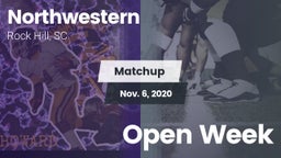 Matchup: Northwestern vs. Open Week 2020