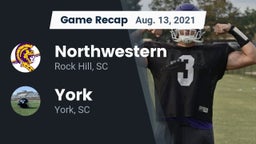 Recap: Northwestern  vs. York  2021