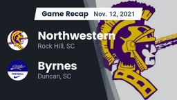 Recap: Northwestern  vs. Byrnes  2021
