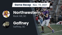 Recap: Northwestern  vs. Gaffney  2021