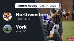 Recap: Northwestern  vs. York  2022