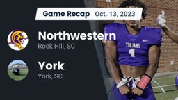 Recap: Northwestern  vs. York  2023